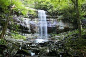 Rainbow Falls Smoky Mountains