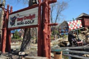 Ripley's Davy Crockett Mini Golf, one of the places you can visit when you stay at our Gatlinburg cabin rentals with free attraction tickets.