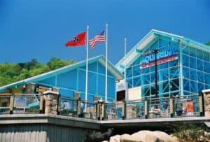 An exterior view of Ripley's Aquarium of the Smokies.