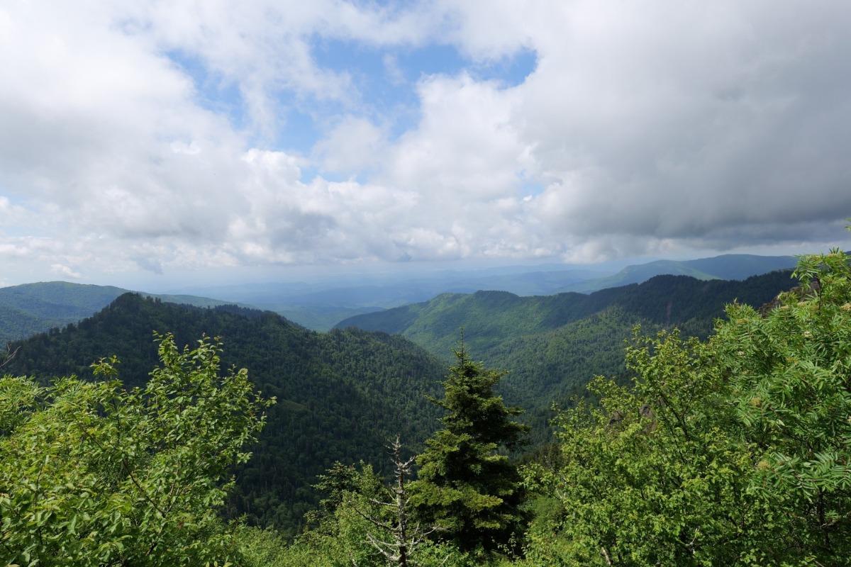 view from Gatlinburg cabin rental