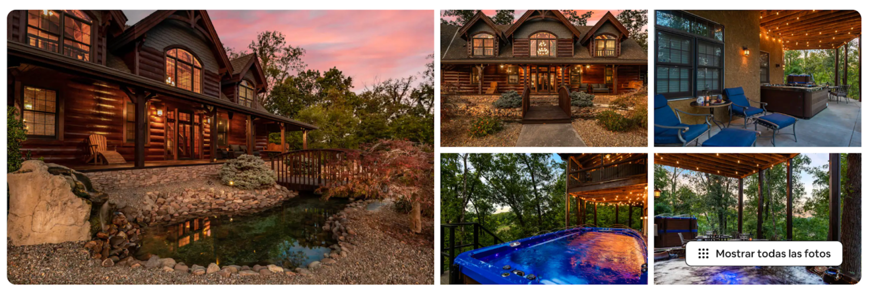 beautiful exterior images of Smoky Mountain property managed cabin