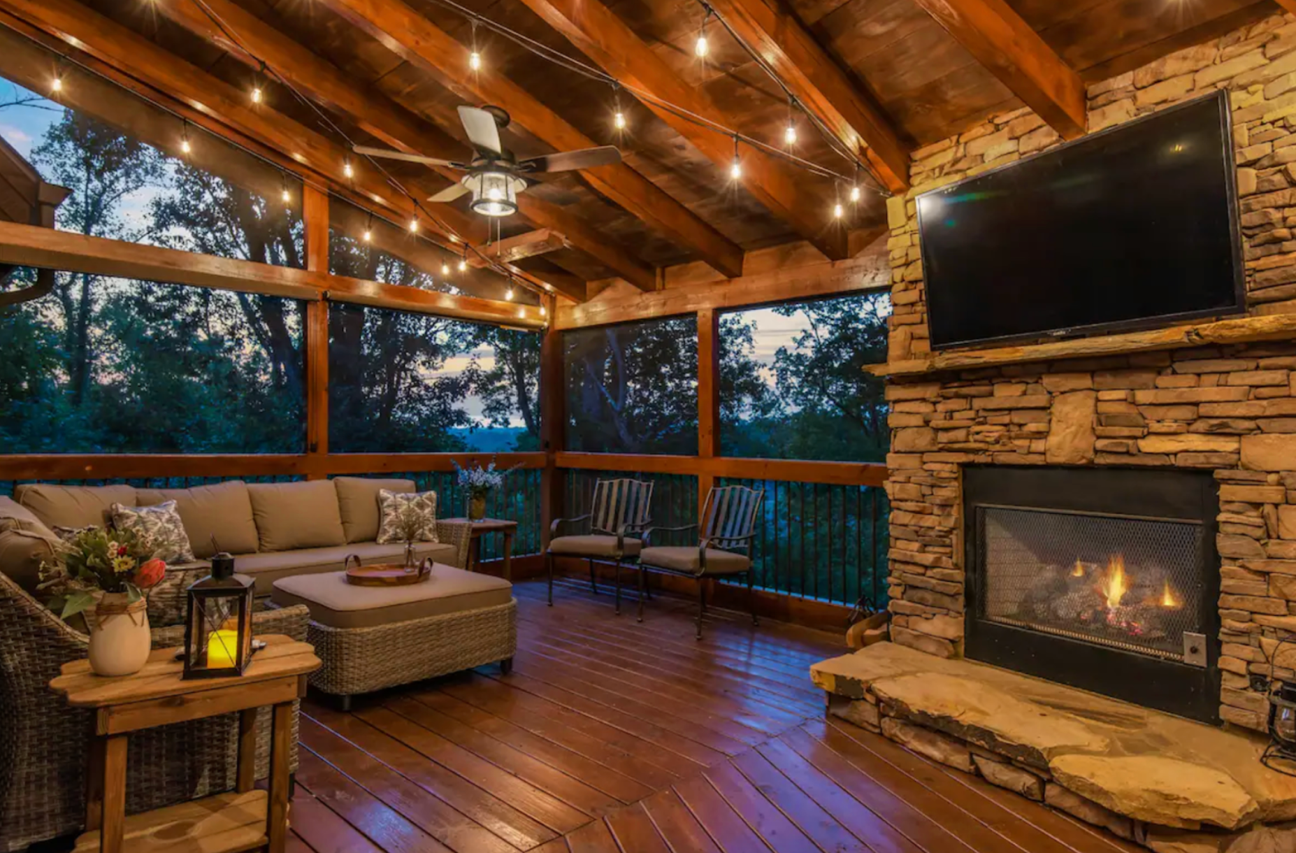 breathtaking views from Grand Mountain Getaway in the Smokies